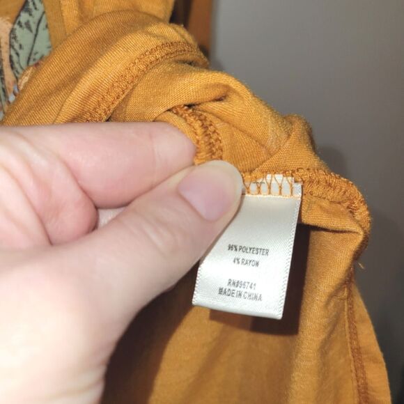 Truself Bloom On The Wild Side Sunflower Top 1X - Picture 5 of 11